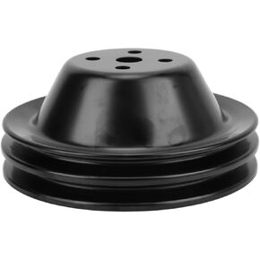 Car Water Pump Pulley, Car SWP Short Water Pump Double Groove Pulley Replacement for Chevy water pump