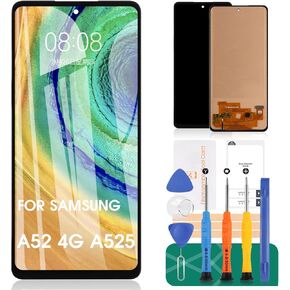 TFT for Samsung A52 Screen Replacement for Samsung Galaxy A52 LCD Display for Galaxy A52 Digitizer SM-A525F SM-A525M Touch Screen Assembly Repair Parts(NOT for A52 5G,NOT AMOLED)