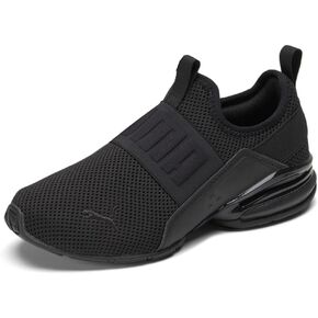 PUMA Womens Axelion Slip On Sneakers Shoes Casual - Black