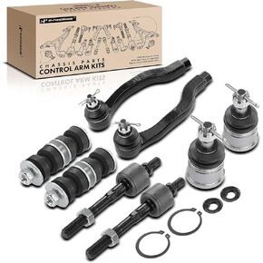 A-Premium Set of 8, Front Sway Bar Link, Lower Ball Joint, Inner Outer Tie Rod End, Compatible with Honda Civic 1988-1991, CRX 1988-1991