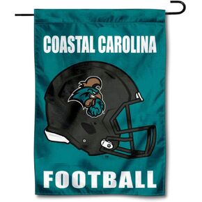 Coastal Carolina Chanticleers Football Helmet Garden Yard Flag
