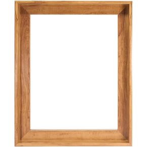 Floater Frame for 1.25 thick Canvas, Available in 25+ size and 4 Color, Perfect Floating Frame for Finished Canvas Artist Panel Oil Painting Wall Art Décor (Dark Oak Frame, 16"x20")
