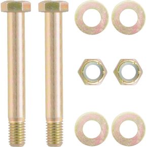 CURT 25389 Channel-Mount Adjustable Trailer Coupler Hardware Kit, YELLOW ZINC