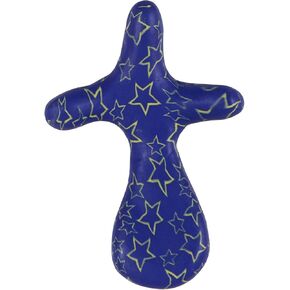 CB Catholic Faithworks-Polymer Clay My Prayer Cross, 2.75 x 4-Inch, Blue