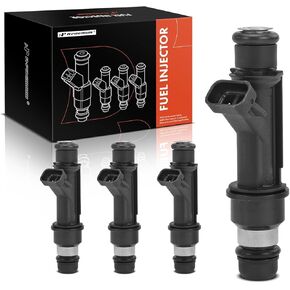 A-Premium Fuel Injectors Compatible with Chevrolet Aveo 2004 2005 2006 L4 1.6L, Replace# 25334150 4-PC Set