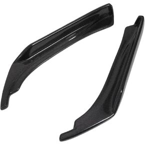 Rear Bumper Diffuser Extension, Carbon Fiber 2 Pcs Side Lip Splitters Aprons Extension for Q50 2014‑2022