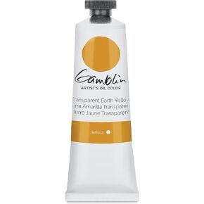 Gamblin Trans Earth Yellow Artist Oil 37Ml, 1.258 Fl Oz (Pack of 1)