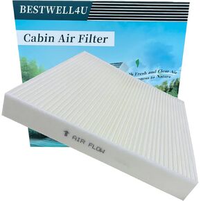 BW450 Cabin Air Filter for GLADIATOR (2020-2022), WRANGLER (2018-2022), Replacement for CAF10022P, 68301863AA, FDC12450, CAF10022P, CAF10022, WP10371, (1 pack White).