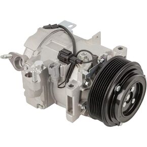 AC Compressor & 7-Groove A/C Clutch For Infiniti G35 Sedan G37 & M35 Replaces Calsonic DCS17EC - BuyAutoParts 60-02425NA NEW
