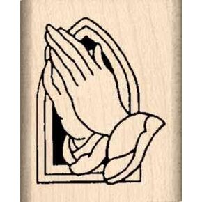 Stamps by Impression Praying Hands Rubber Stamp