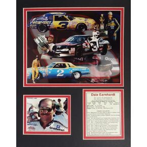 Legends Never Die Dale Earnhardt Sr 11"" x 14"" Unframed Photo Collage Double matted, Other (12904P)