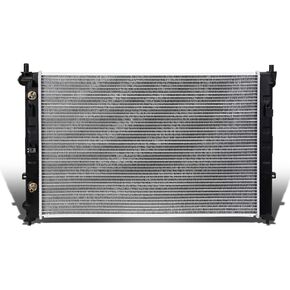 DNA Motoring OEM-RA-2768 1-Row OE Style Bolt-On Aluminum Core Radiator Compatible with 02-06 Mazda MPV, 27-3/16" W X 18-7/16" H X 1" D, 1-1/4" Inlet, 1-1/2" Outlet