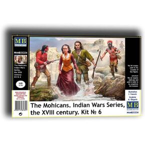 Master Box 35234 1/35 The Mohicans. Indian Wars Series The XVIII Century Kit № 6, Grey, MB35234