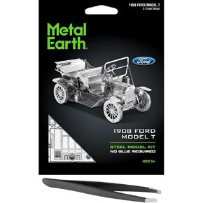 Metal Earth 1908 Ford Model T 3D Metal Model Kit Bundle with Tweezers Fascinations
