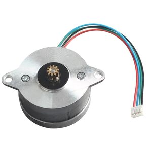 FYSETC 3D Printer Accessories - Neptune4 Pro 4 Plus Max Extruder Part - Hot End Stepper Motor: 10 Teeth Gear with Connection Cable 2 Phases 1A 1.8 Degrees Directly Drop in Replacement