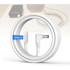 USB C Charger Cable for Echo Dot 3rd/4th/5th Gen, Echo Dot 3rd/4th Gen with Clock Kids, Echo Show 5, Echo Spot (12V USB C Charger Cable)