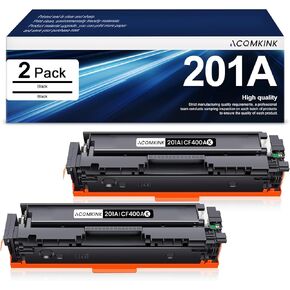 201A Toner Cartridge Black Replacement for HP201A CF400A Color Pro M252dw MFP M277c6 M277dw Printer Ink Cartridge,2 Pack