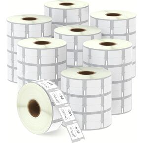BETCKEY - Compatible DYMO 30333 (1/2" x 1") Extra Small 2-Up Labels - Compatible with DYMO Labelwriter 450, 4XL & Zebra Desktop Printers [28 Rolls/28000 Labels]
