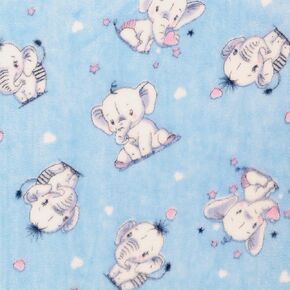 فيل من الفلانيل الصوفي من Mook Fabrics، قطع أزرق من The Yard in Kuwait