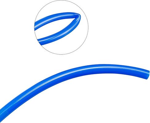 MECCANIXITY أنابيب هوائية 8 مم × 5 مم PU خرطوم هواء 10 متر 32.8 قدم أزرق مع 4 قطع 8 مم OD × 1/4 NPT خيط ذكر الكوع يدفع لتوصيل التركيبات توصيل سريع لأنابيب الهواء in Saudi Arabia