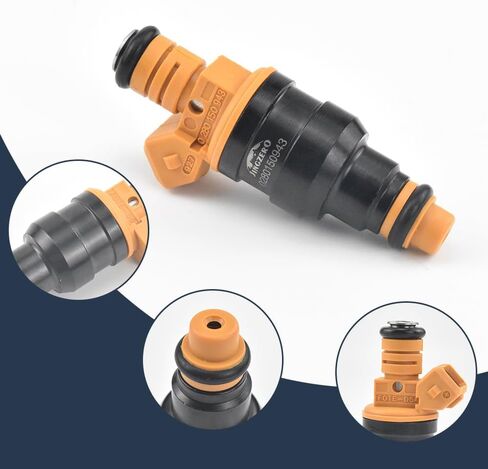 مجموعة من 8 حاقن وقود، متوافق مع 4.6L 5.0L 5.4L 5.8L Ford، Lincoln، Mercury Vehicles E150، E250، E350، F150، F250، F350 Mustang، استبدال # 280150943 0280150939 0280150909 0280150943 in Kuwait