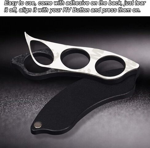 قطعتان من سبائك الألومنيوم لحامل أكواب RV وزر حماية وغطاء لتوماس باين وستايسي ستيوارت وأريكة RV و5 واقيات للأزرار وغطاء مغناطيسي يستخدم للمركبات الترفيهية، لا يناسب حامل الأكواب بمنفذ USB (3 فتحات) in Kuwait