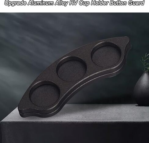 قطعتان من سبائك الألومنيوم لحامل أكواب RV وزر حماية وغطاء لتوماس باين وستايسي ستيوارت وأريكة RV و5 واقيات للأزرار وغطاء مغناطيسي يستخدم للمركبات الترفيهية، لا يناسب حامل الأكواب بمنفذ USB (3 فتحات) in Kuwait