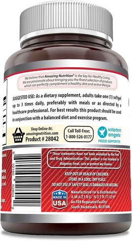 Amazing Formulas CLA | Conjugated Linoleic Acid Supplement | 1250 Mg | Softgels | Non-GMO | Gluten-Free | Made in USA (120 Count) in Saudi Arabia