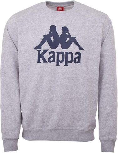 Kappa Sertum RN Sweatshirt 703797-18M, Mens, Grey Melange, L in Saudi Arabia
