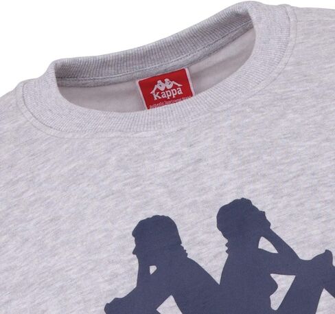 Kappa Sertum RN Sweatshirt 703797-18M, Mens, Grey Melange, L in Saudi Arabia
