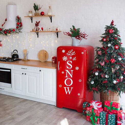 kuuqa 15 قطعة استنسل عيد الميلاد للحرف اليدوية، دعها سنو استنسل الشرفة علامة عيد ميلاد سعيد استنسل للرسم على الخشب، ندفة الثلج الفرح استنسل عيد الميلاد استنسل اللوحة لعطلة الشتاء ديكورات المنزل in Kuwait