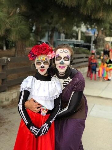 DreamLily Day of the Dead Headband Costume Rose Flower Crown Mexican Headpiece BC40 in Kuwait