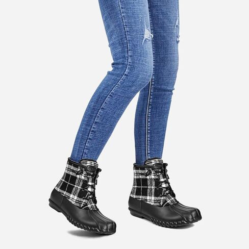 DKSUKO Women's Waterpoof Loafer Shoes Slip On Flat Duck Shoes in Kuwait