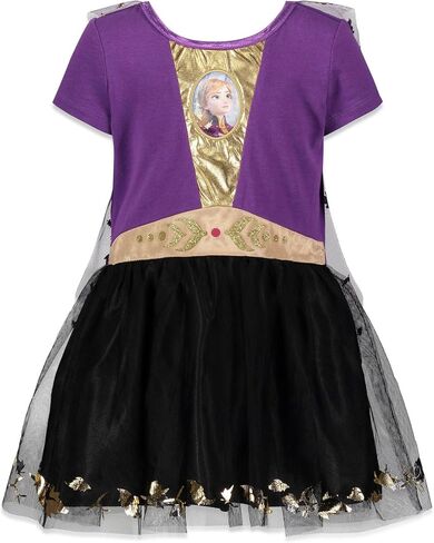 Disney Frozen Princess Anna Elsa Girls Gown and Headband Toddler to Big Kid in Kuwait