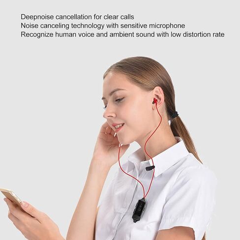 سماعة مسجل المكالمات الهاتفية، سماعة هاتف بلوتوث 5.0، تسجيل صوتي للمكالمات الهاتفية المحمولة، مطالبات صوتية، شاشة عرض الطاقة، امتصاص مغناطيسي in Saudi Arabia
