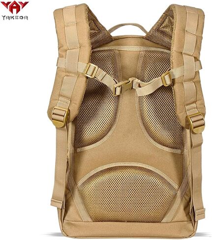 vAv YAKEDA Military Tactical Backpack for Men Army 3 Day Assault Pack 35L Large Molle Hiking Backpack (Tan) in Saudi Arabia