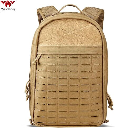 vAv YAKEDA Military Tactical Backpack for Men Army 3 Day Assault Pack 35L Large Molle Hiking Backpack (Tan) in Saudi Arabia
