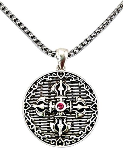 Handmade Sterling Silver plated Three-dimensional lucky animals pendant necklace Good luck elephant/Lucky Fox/Good wealth Pixiu/Family Tree/Sun/Buddhism cross/Maitreya Buddha jewelry gifts for women girls in Saudi Arabia