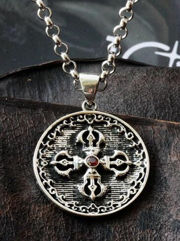 Handmade Sterling Silver plated Three-dimensional lucky animals pendant necklace Good luck elephant/Lucky Fox/Good wealth Pixiu/Family Tree/Sun/Buddhism cross/Maitreya Buddha jewelry gifts for women girls in Saudi Arabia