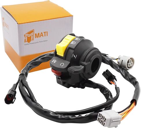M MATI Left Handlebar Switch Start Stop Kill Headlight for Arctic Cat DVX 400 2006-2008 3509-011 in Saudi Arabia