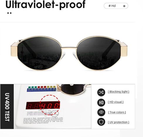 kimorn Retro Oval Sunglasses for Women Men Trendy Sun Glasses Classic Shades UV400 Protection K1653 in Saudi Arabia