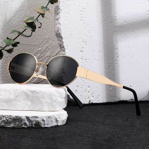kimorn Retro Oval Sunglasses for Women Men Trendy Sun Glasses Classic Shades UV400 Protection K1653 in Saudi Arabia