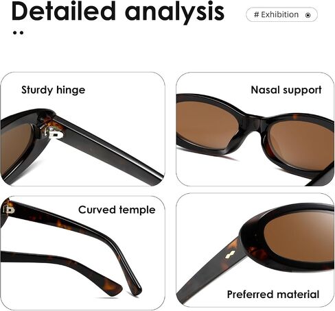 kimorn Retro Oval Sunglasses for Women and Men Fashion Small Oval Sun Glasses 90s Vintage Shades K1702 in Saudi Arabia
