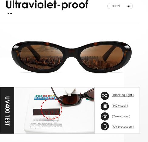 kimorn Retro Oval Sunglasses for Women and Men Fashion Small Oval Sun Glasses 90s Vintage Shades K1702 in Saudi Arabia