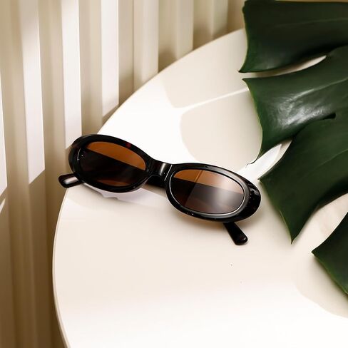 kimorn Retro Oval Sunglasses for Women and Men Fashion Small Oval Sun Glasses 90s Vintage Shades K1702 in Saudi Arabia