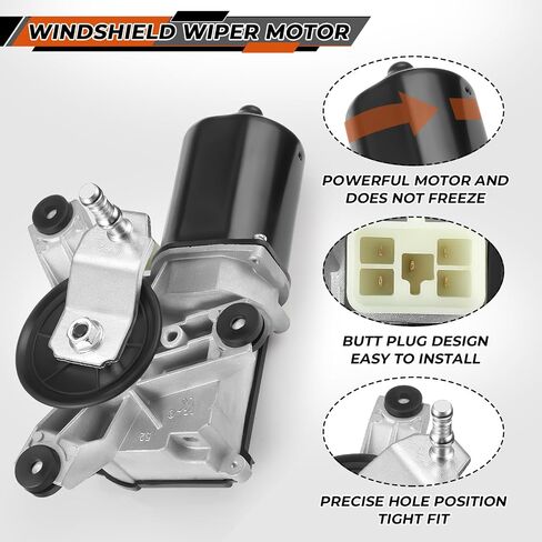 Front Wiper Motor Windshield Wiper Motor Compatible with Chevrolet (Chevy) GMC C3500 1988-2000 Fit for Cadillac Escalade Isuzu Blazer Oldsmobile 12368702 15740719 in Saudi Arabia