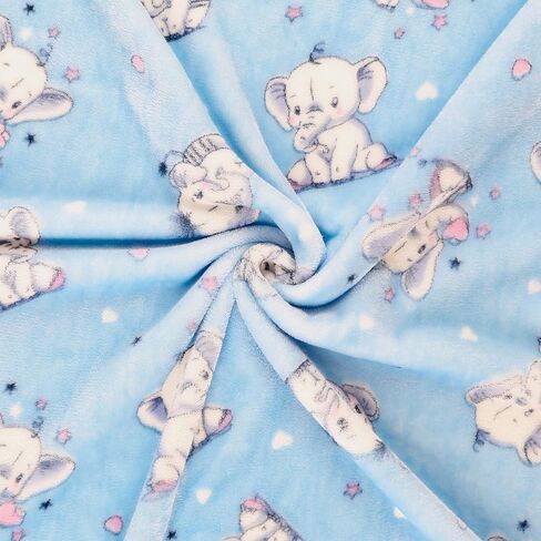 فيل من الفلانيل الصوفي من Mook Fabrics، قطع أزرق من The Yard in Kuwait