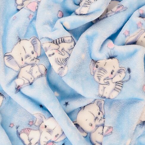 فيل من الفلانيل الصوفي من Mook Fabrics، قطع أزرق من The Yard in Kuwait