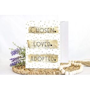 Red Door Inspirations Happy Adoption Day Adoption Card - 5x7 Card, Includes Envelope (1 Single Card)