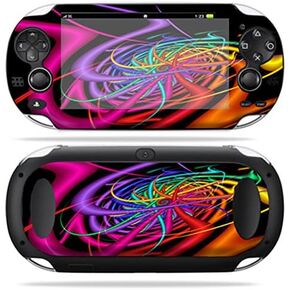 MightySkins Skin Compatible with PS Vita PSVITA Playstation Vita Portable wrap Sticker Skins Color Invasion